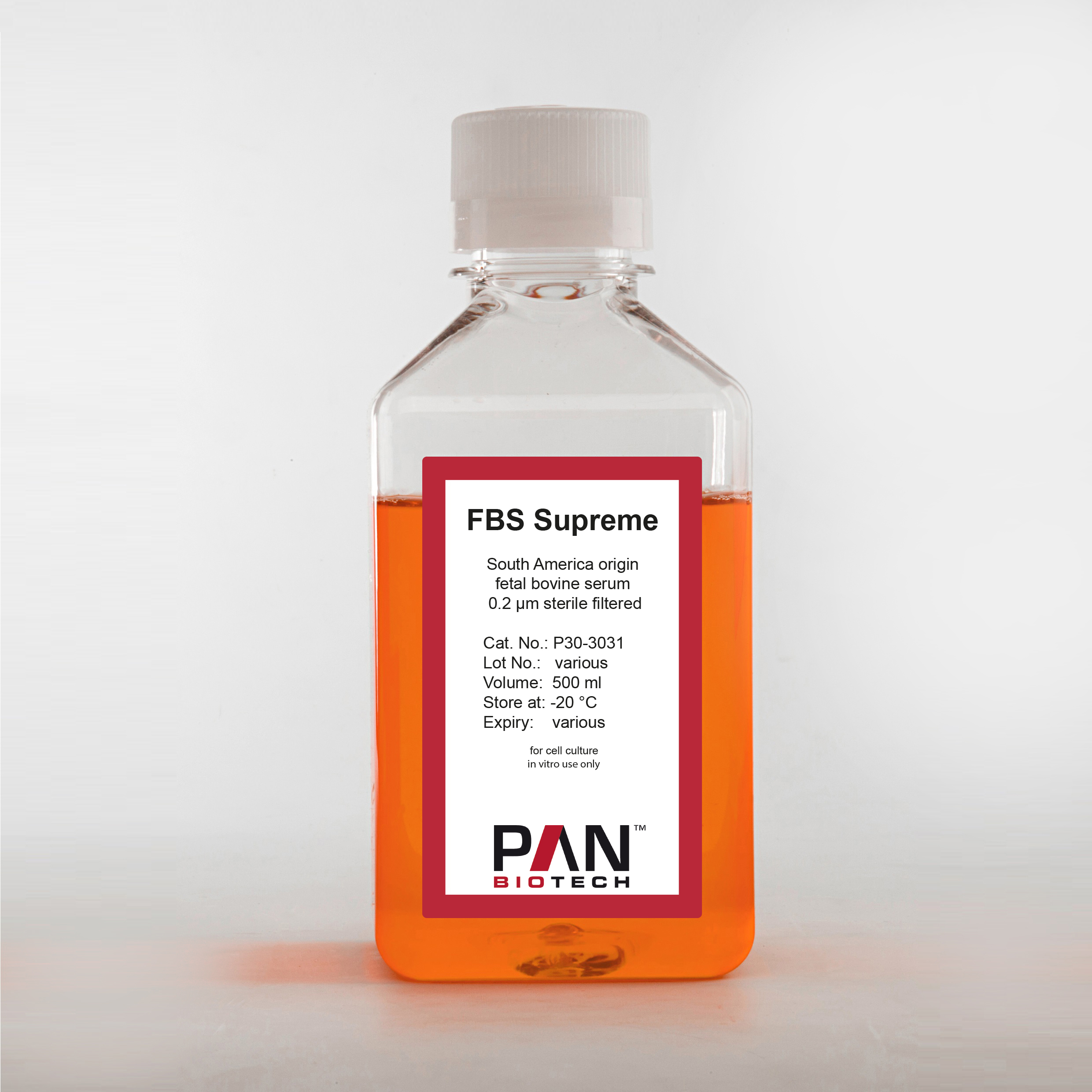 FBS Supreme, South America origin, fetal bovine serum, 0.2 µm sterile filtered