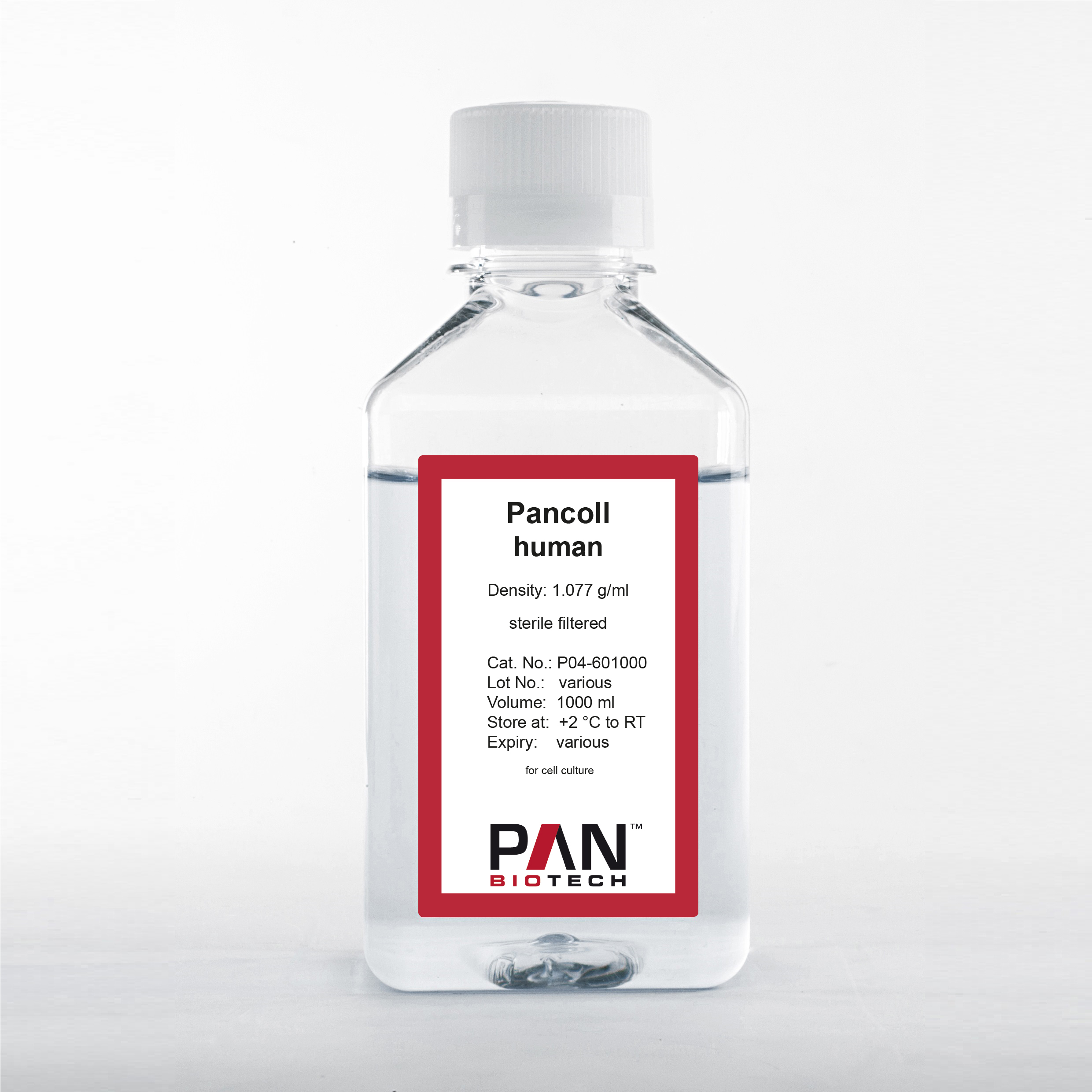 Pancoll human, Density: 1.077 g/ml